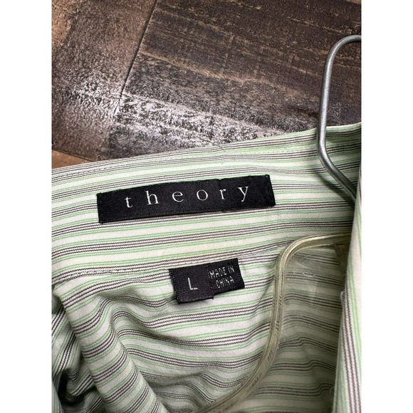 Theory Men's Long Sleeve Button Up Size Large - Picture 3 of 5